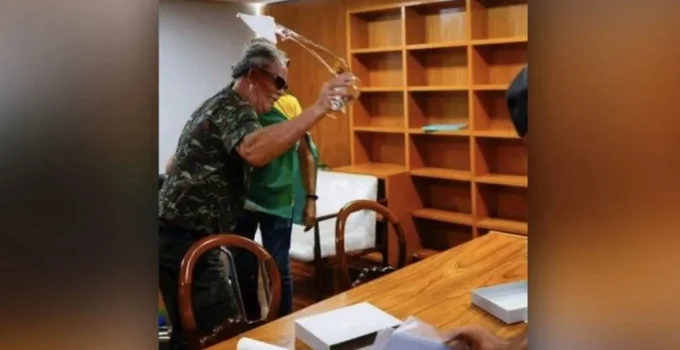 STF confirma condenação de 14 anos para bolsonarista que depredou gabinete de Janja