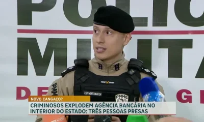 Polícia prende mais um suspeito de ataque a banco com explosivos em cidade da Zona da Mata mineira