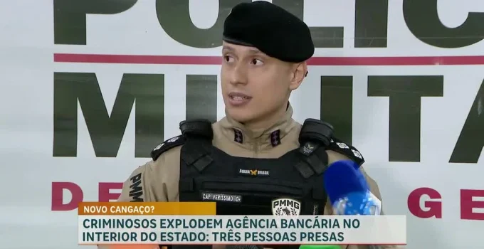 Polícia prende mais um suspeito de ataque a banco com explosivos em cidade da Zona da Mata mineira