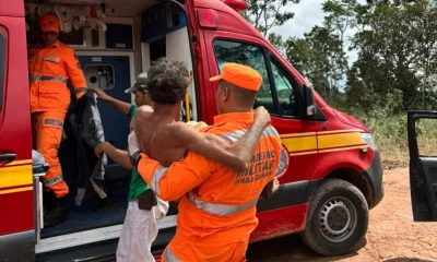 Homem é encontrado desidratado após ser abandonado e passar 4 dias bebendo água suja em mata de Três Marias, MG