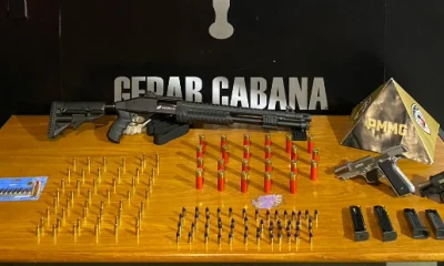 Homem é preso com pistolas e escopeta após ameaçar companheira em bairro da Região Oeste de BH