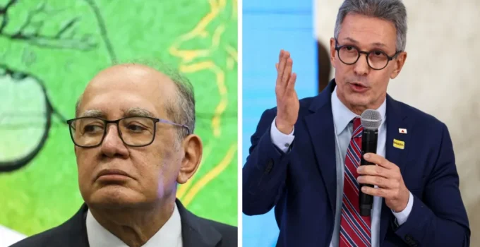 Gilmar Mendes e Romeu Zema trocam farpas em redes sociais sobre STF e dívida de MG