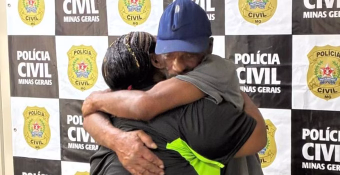 Após 27 anos, filha reencontra pai em situação de rua no Hipercentro de BH em momento emocionante