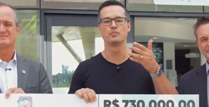 Deltan Dallagnol doa R$ 730 mil de vaquinha para hospital após indenizar Lula