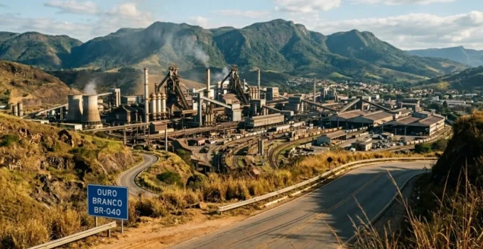 Ouro Branco: a joia colonial de Minas que se tornou polo do aço e abriga a maior usina siderúrgica do mundo