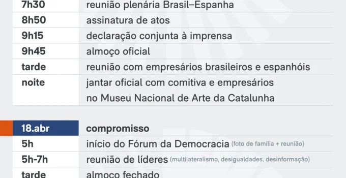Lula, na Espanha, pede para "desmascarar" oposição e critica "extrema direita"