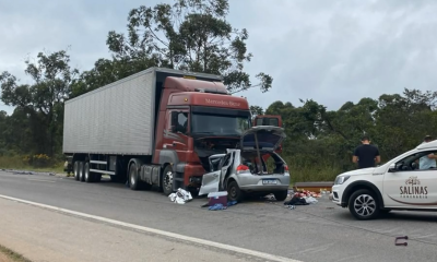 Tragédia em Salinas: Família de Alagoas morre em colisão frontal com carreta na BR-251