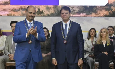 Governador de Minas diz ter 'inveja branca' de Tarcísio e gera polêmica