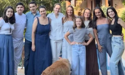 Ana Paula Renault celebra reencontro familiar em Belo Horizonte após missa de sétimo dia do pai