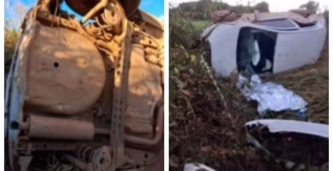 Motorista de 28 anos morre após carro capotar em rodovia de acesso no Noroeste de Minas
