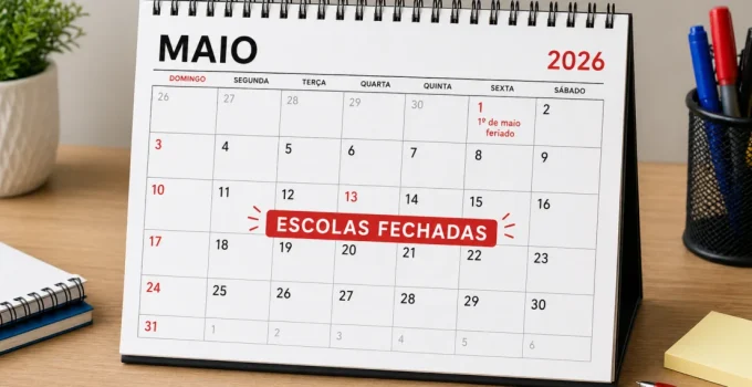 Maio de 2026: Feriado do Dia do Trabalho e datas locais causam alterações no calendário escolar em Minas Gerais e outros estados