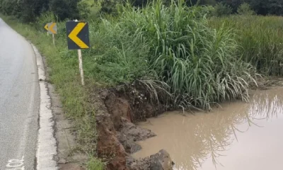 MGC-369: Interdição total entre Santana do Jacaré e Campo Belo afeta tráfego no Centro-Oeste mineiro