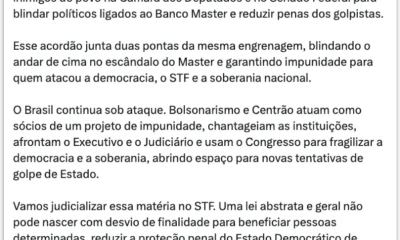 Lindbergh Farias levará ao STF derrubada de veto de Lula ao PL da Dosimetria