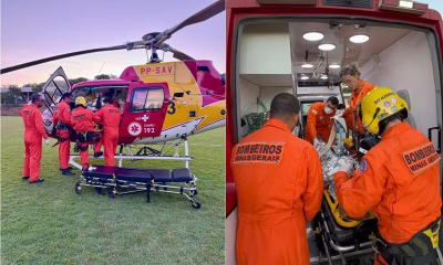Acidente Grave na MGC-135: Resgate Aéreo é Acionado e Vítima em Estado Crítico é Transportada para Montes Claros