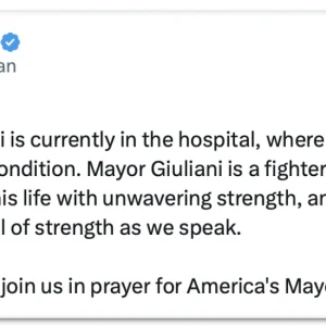 Ex-prefeito de Nova York, Rudolph Giuliani, está em estado crítico em hospital na Flórida