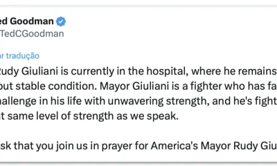 Ex-prefeito de Nova York, Rudolph Giuliani, está em estado crítico em hospital na Flórida