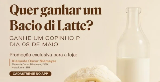Bacio di Latte Presenteia Clientes com 2 Mil Gelatos Gratuitos na Inauguração de Nova Unidade em Nova Lima, na Grande BH