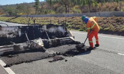 BR-040 terá obras durante o dia nesta semana entre BH e Cristalina; veja os trechos afetados