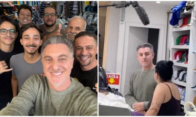 Luciano Huck grava programa no Barro Preto e surpreende moradora em BH para ajudar em reforma de casa