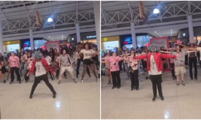 Flash Mob de 'Thriller' no Minas Shopping em BH encanta público e celebra legado de Michael Jackson