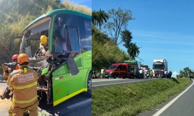 Acidente Grave na BR-040: Ônibus Bate em Caminhão e Deixa Oito Feridos na Região Central de Minas