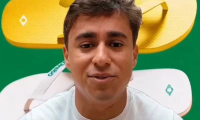 Nikolas Ferreira lança marca de chinelos 'Pé Direito' após polêmica com Havaianas