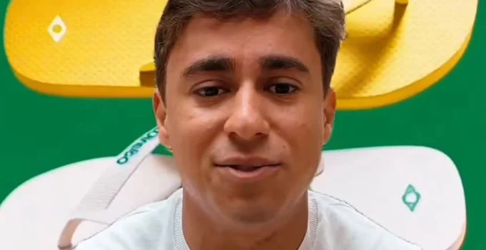 Nikolas Ferreira lança marca de chinelos 'Pé Direito' após polêmica com Havaianas