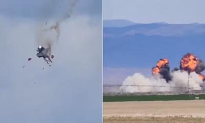 Caças E/A-18G Growler colidem em pleno voo durante show aéreo nos EUA; tripulantes ejetam com segurança
