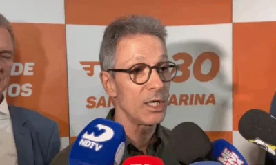 Zema nega contato com Daniel Vorcaro e critica relação com Flávio Bolsonaro