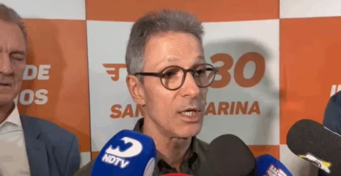 Zema nega contato com Daniel Vorcaro e critica relação com Flávio Bolsonaro