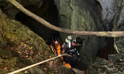 Fortes chuvas no Laos complicam buscas por dois desaparecidos em caverna inundada; cinco já foram resgatados