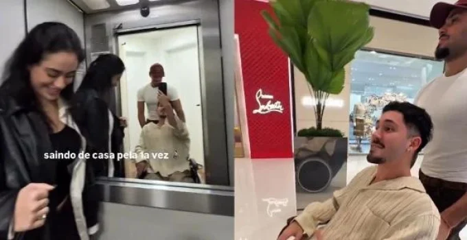 Vittor Fernando relata perrengues em sua primeira saída de casa de cadeira de rodas após ser baleado