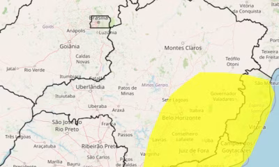 Alerta de Tempestades: Grande BH e 490 Cidades Mineiras em Risco Potencial de Chuvas Fortes e Granizo Até Quarta (3)