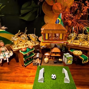 Mineira é decacampeã em festival de comida típica com prato inspirado na Copa do Mundo