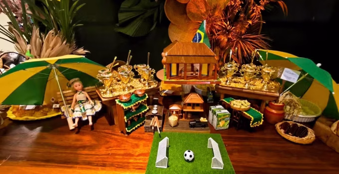 Mineira é decacampeã em festival de comida típica com prato inspirado na Copa do Mundo