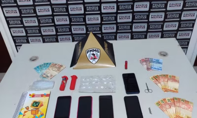 Drogas escondidas em fósforos, fogão e calha: Polícia prende cinco em Várzea da Palma, Norte de MG