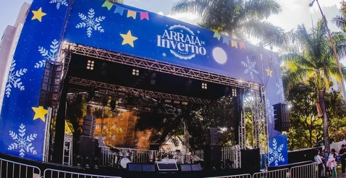 Arraiá de Inverno na Praça da Filarmônica promete aquecer BH com gastronomia e música sertaneja neste sábado