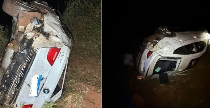 Tragédia em Imbé de Minas: BMW despenca em ribanceira e mata cinco pessoas