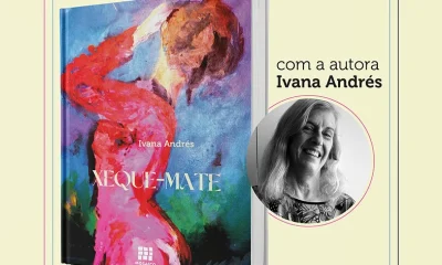 Ivana Andrés lança livro 'Xeque-Mate' em Belo Horizonte com evento aberto ao público em junho