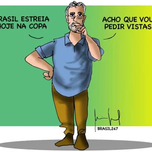 Sei não: A charge de Miguel Paiva que reflete a incerteza política brasileira em 2026