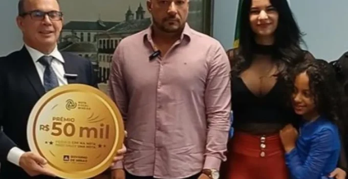 Morador da Pampulha fatura R$ 50 mil em sorteio da Nota Fiscal Mineira após serviço automotivo em BH