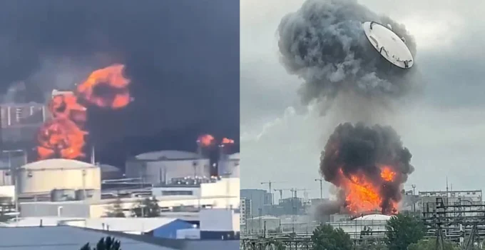 Ataque de Drones Ucranianos Incendeia Refinaria em Moscou Pela Segunda Vez em Dias; Kiev Também é Alvo Russo