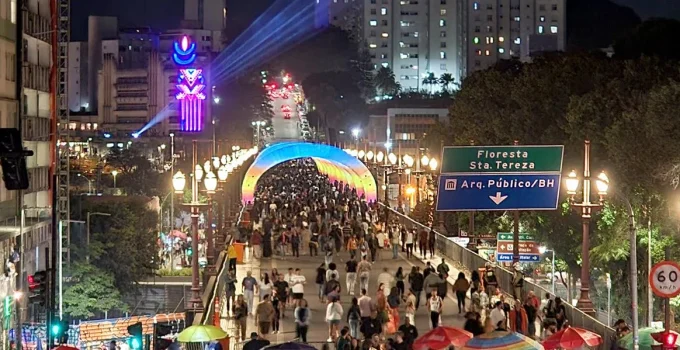 Festa da Luz interdita Viaduto Santa Tereza e altera rotas de ônibus no Centro de BH até domingo; confira os desvios
