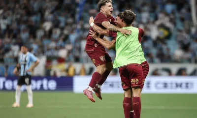 Soteldo desencanta com dois gols, Fluminense vence Grêmio fora de casa e entra no G5 do Brasileirão
