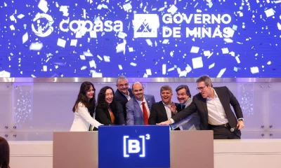 Governo de MG arrecada R$ 540 milhões a menos na venda de ações da Copasa em negociação abaixo do valor de mercado