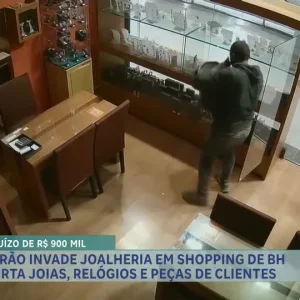Assalto a joalheria em shopping da Pampulha causa prejuízo milionário em Belo Horizonte