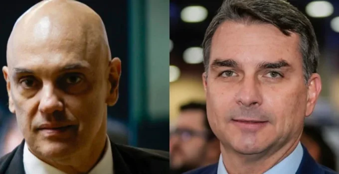 Moraes suspende visitas de Flávio Bolsonaro ao pai e o chama de 'reincidente'