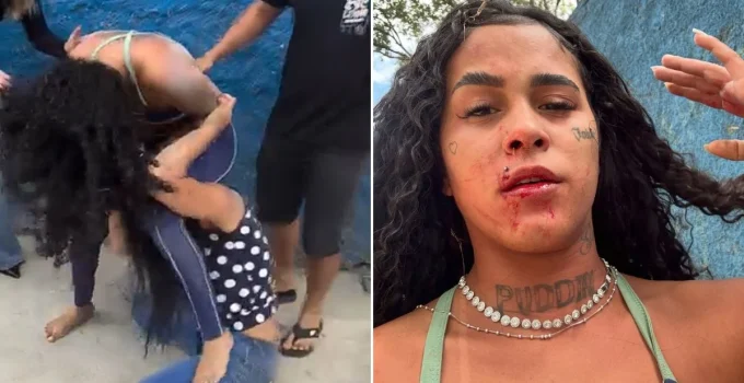 Influenciadora denuncia agressão do ex-companheiro na porta de escola em Ipatinga; caso é investigado