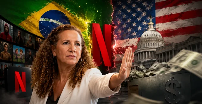 Jandira Feghali propõe taxar remessas da Netflix e outras plataformas como retaliação aos EUA