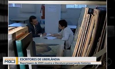 Memória MG: Reportagem de 2005 do MG1 Revela a Riqueza Literária de Uberlândia e sua Importância Cultural